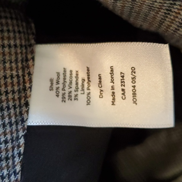 Talbots, wool blend houndstooth trousers - Picture 8 of 8